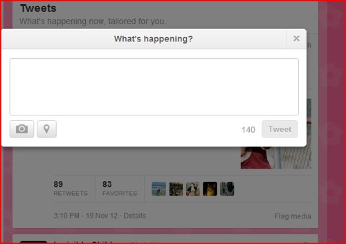 What's happening? Share your thoughts on Twitter